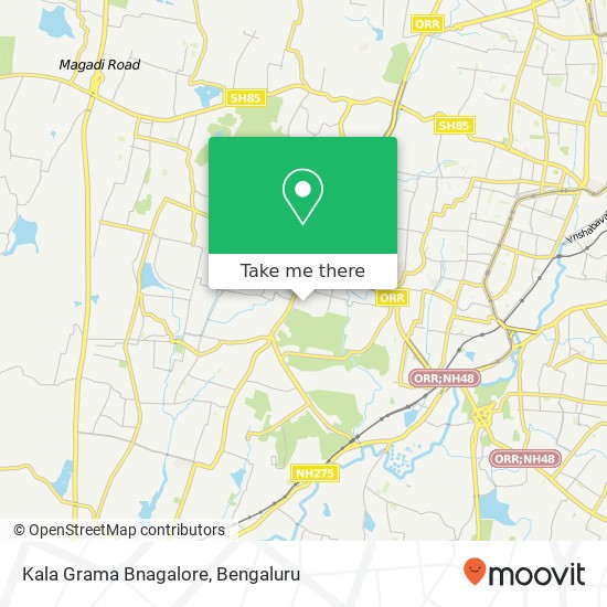 Kala Grama Bnagalore map