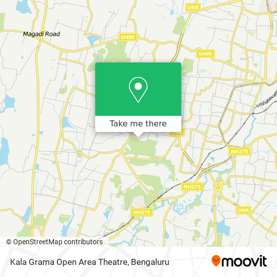 Kala Grama Open Area Theatre map