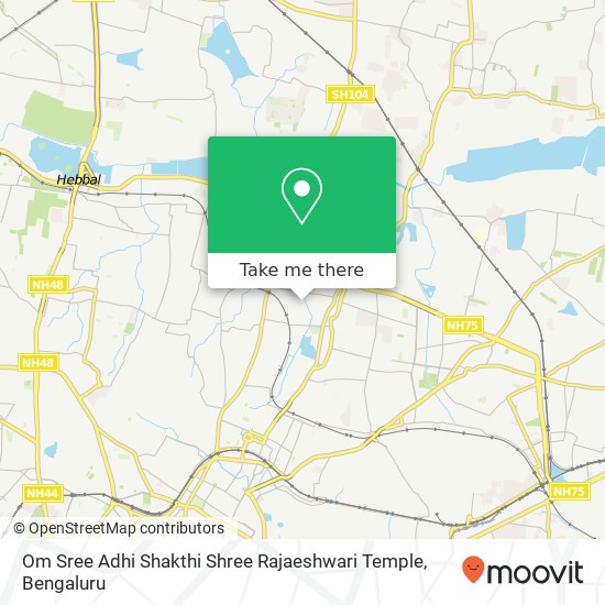 Om Sree Adhi Shakthi Shree Rajaeshwari Temple map