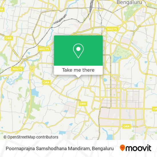 Poornaprajna Samshodhana Mandiram map