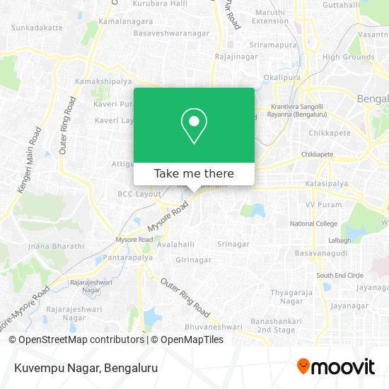 Kuvempu Nagar map