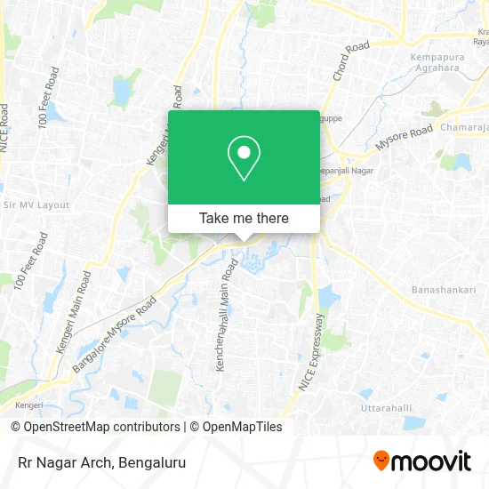 Rr Nagar Arch map