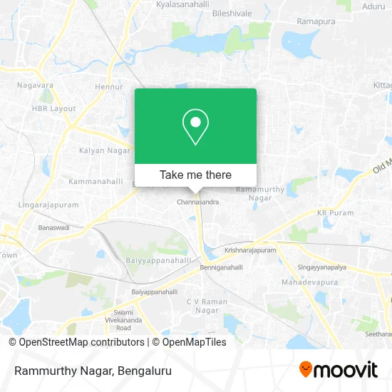 Rammurthy Nagar map