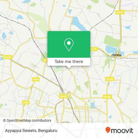 Ayyappa Sweets map