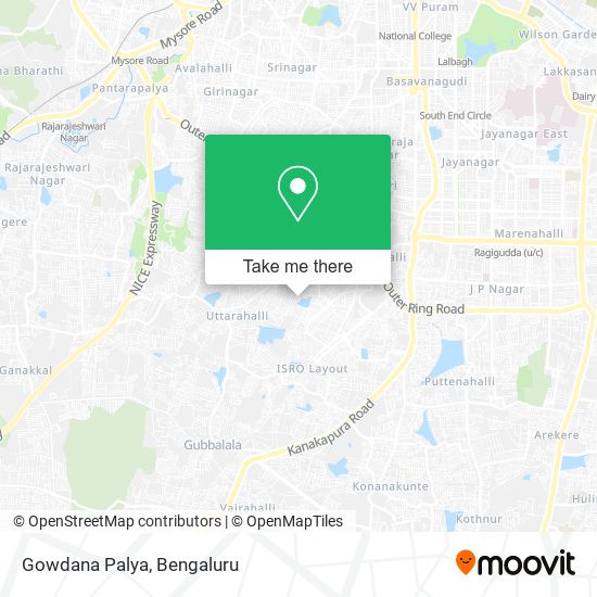 Gowdana Palya map