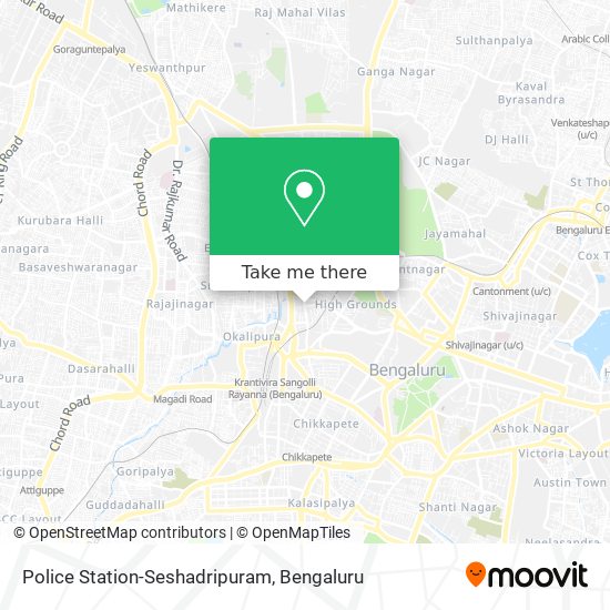 Police Station-Seshadripuram map