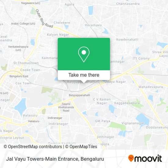 Jal Vayu Towers-Main Entrance map