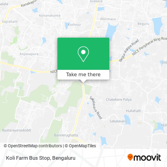 Koli Farm Bus Stop map