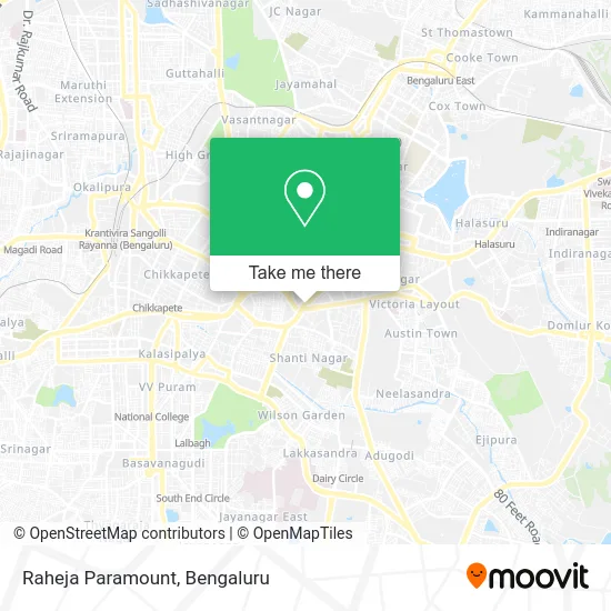 Raheja Paramount map