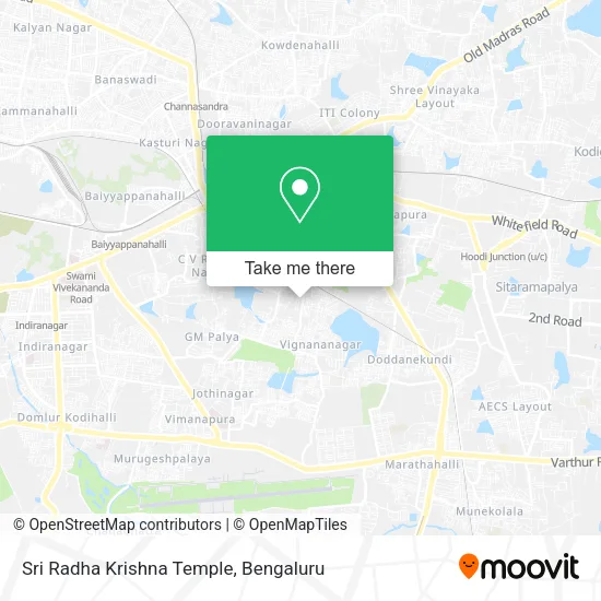 Sri Radha Krishna Temple map
