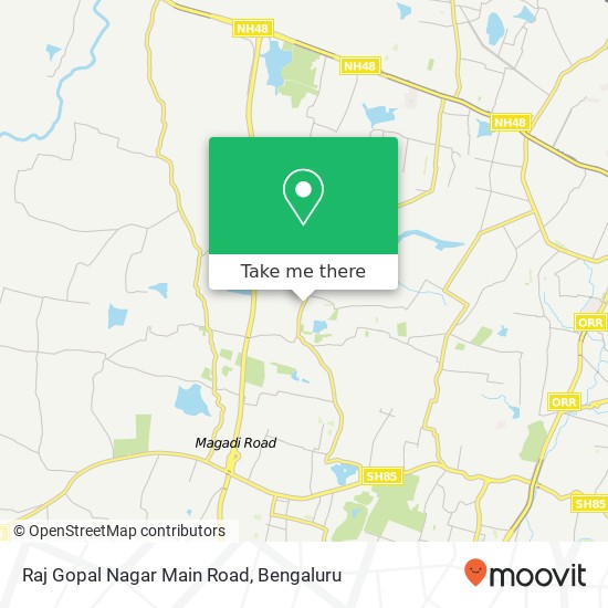 Raj Gopal Nagar Main Road map