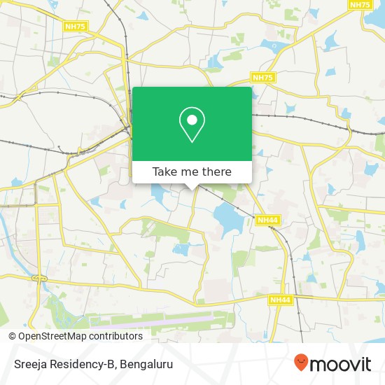 Sreeja Residency-B map