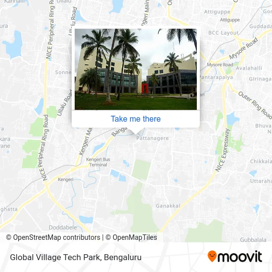 Global Village Tech Park map