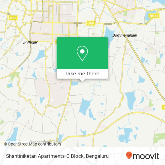 Shantiniketan Apartments-C Block map