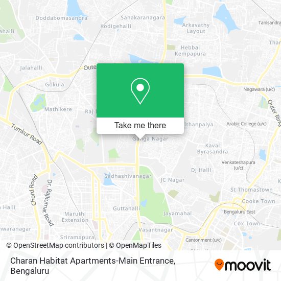 Charan Habitat Apartments-Main Entrance map