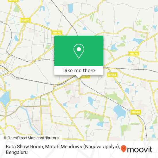 Bata Show Room, Motati Meadows (Nagavarapalya) map