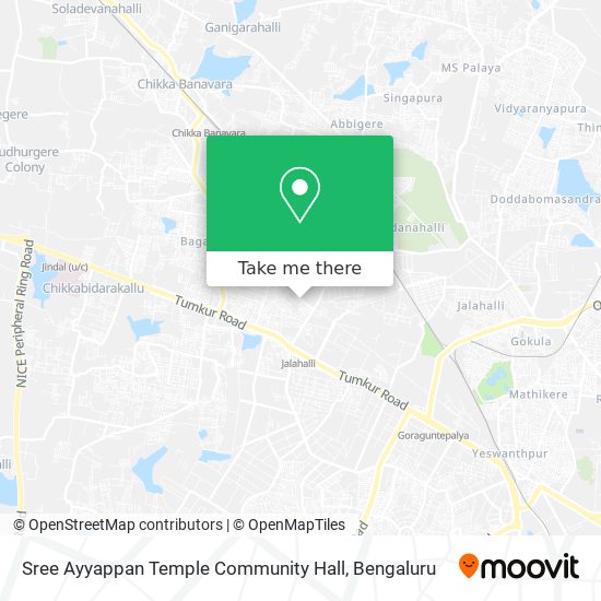 Sree Ayyappan Temple Community Hall map