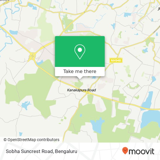 Sobha Suncrest Road map