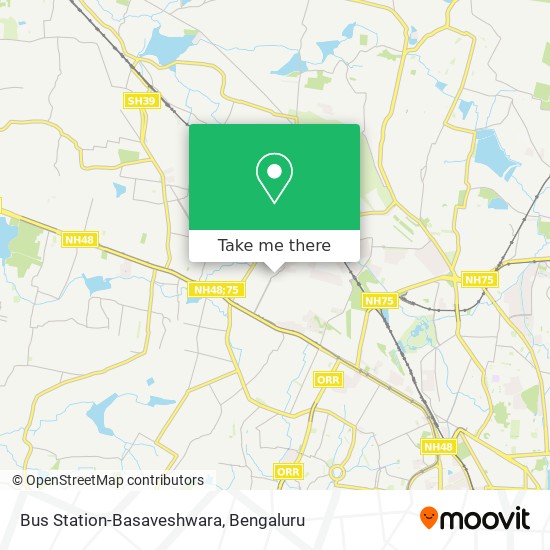 Bus Station-Basaveshwara map