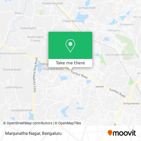Manjunatha Nagar map