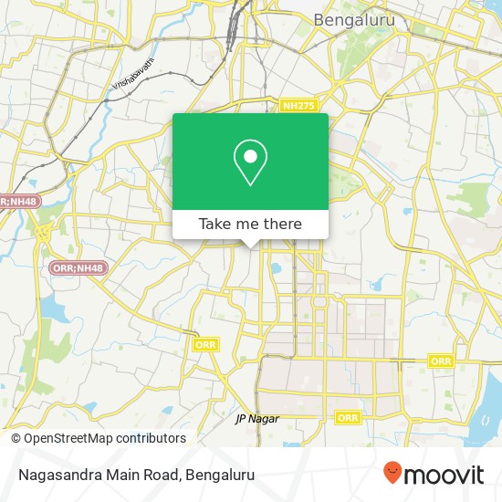 Nagasandra Main Road map