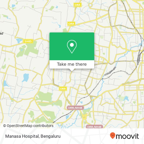 Manasa Hospital map