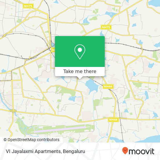 VI Jayalaxmi Apartments map