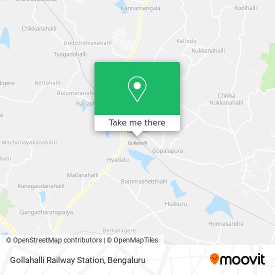 Gollahalli Railway Station map