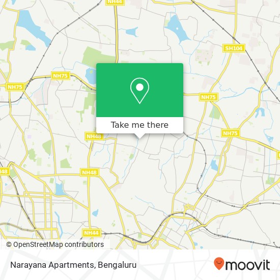 Narayana Apartments map