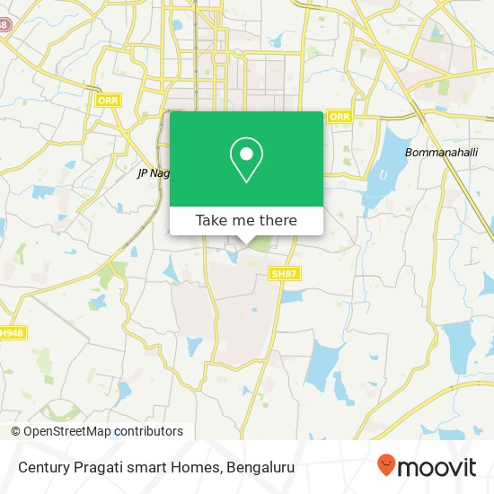 Century Pragati smart Homes map