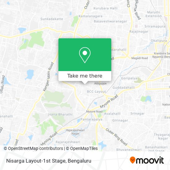 Nisarga Layout-1st Stage map