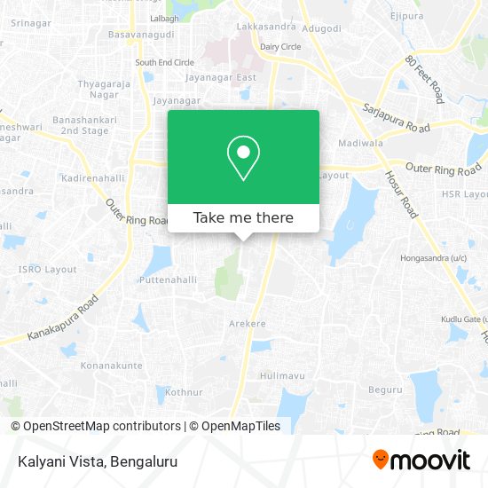Kalyani Vista map