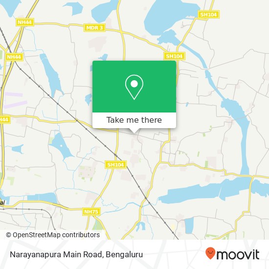 Narayanapura Main Road map