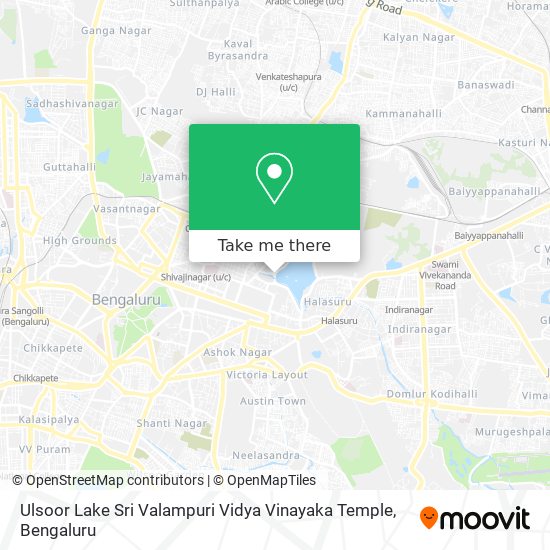 Ulsoor Lake Sri Valampuri Vidya Vinayaka Temple map