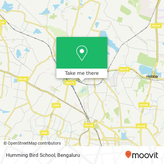 Humming Bird School map