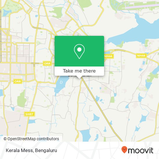 Kerala Mess map