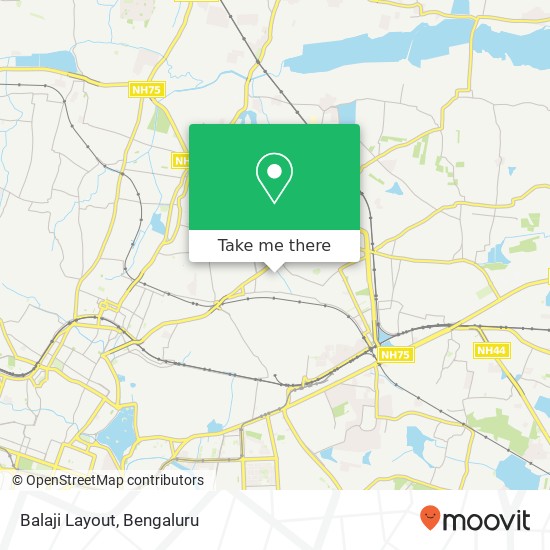 Balaji Layout map