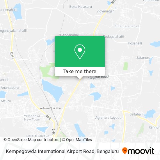 bengaluru international airport map