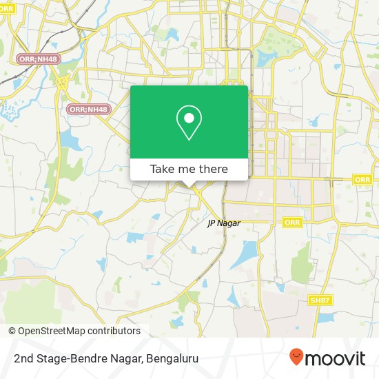 2nd Stage-Bendre Nagar map