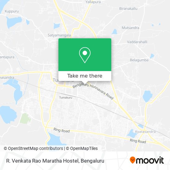 R. Venkata Rao Maratha Hostel map