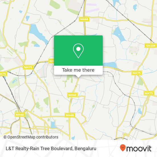 L&T Realty-Rain Tree Boulevard map