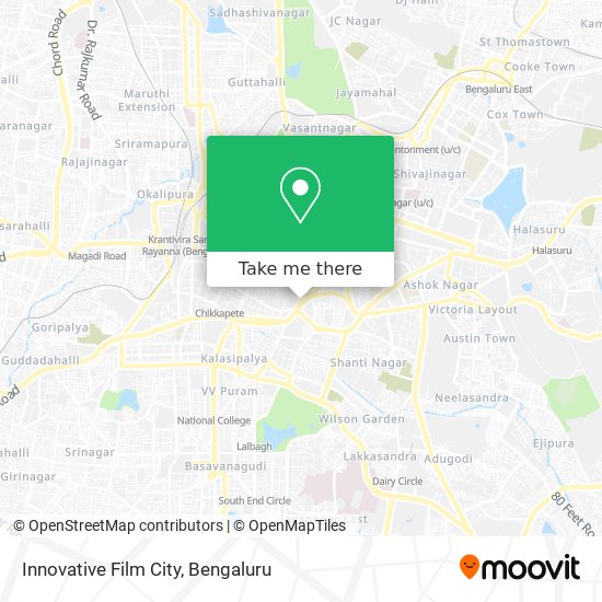 Innovative Film City map