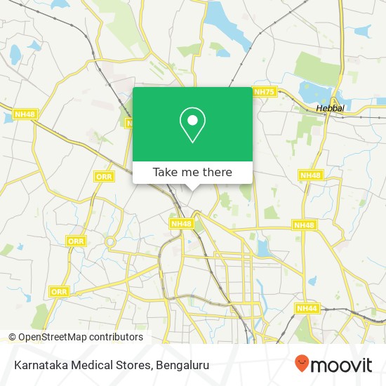 Karnataka Medical Stores map
