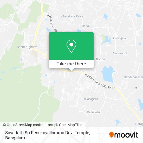 Savadatti Sri Renukayallamma Devi Temple map