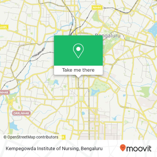 Kempegowda Institute of Nursing map