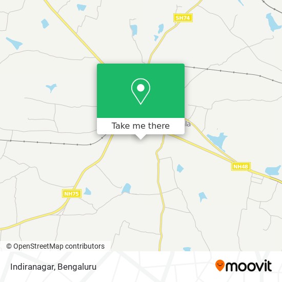 Indiranagar map