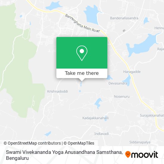 Swami Vivekananda Yoga Anusandhana Samsthana map