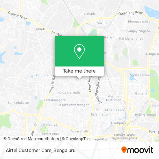 Airtel Customer Care map