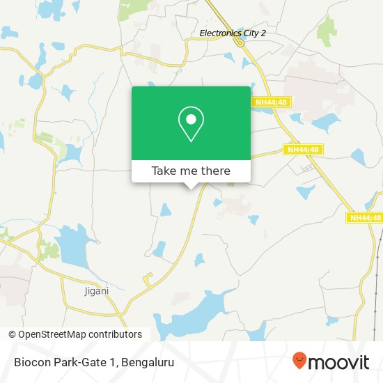Biocon Park-Gate 1 map