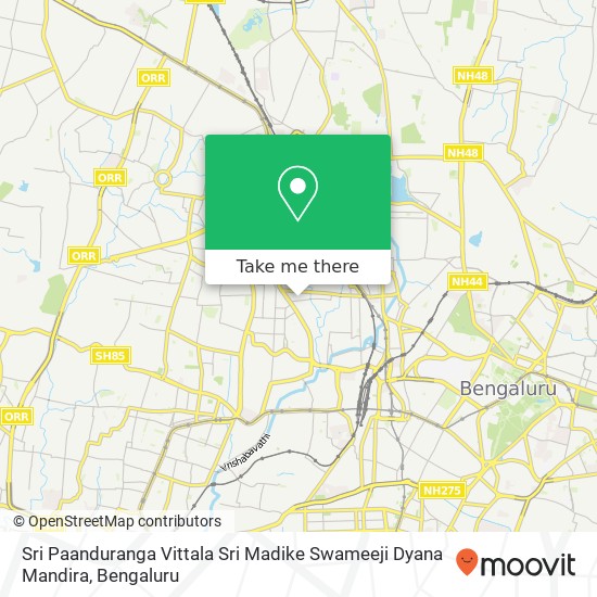 Sri Paanduranga Vittala Sri Madike Swameeji Dyana Mandira map